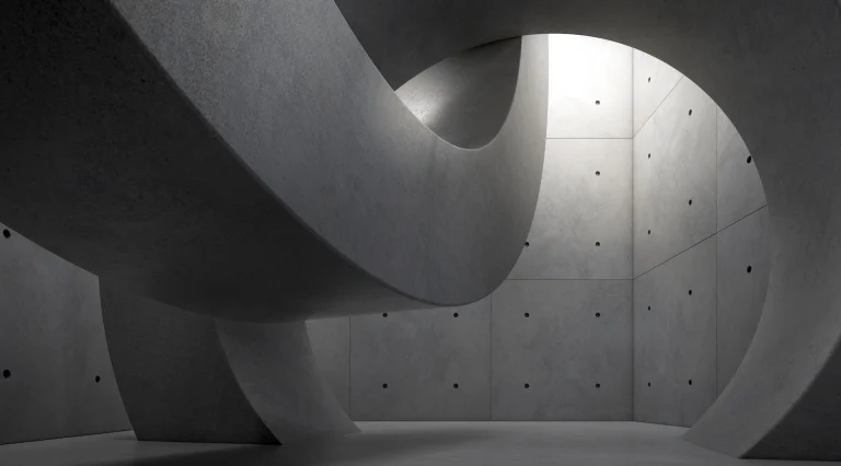 Abstract architectural structure representing financial deal mechanics in M&A transactions