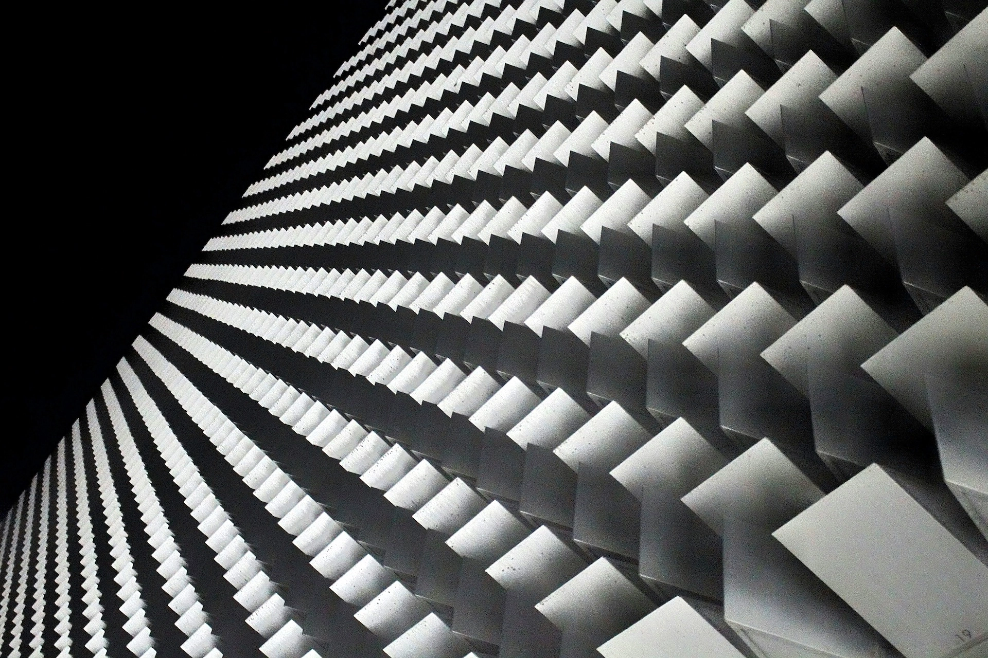 Black-and-white architectural grid representing benchmark ranges and buyer interpretation of supplement company valuation multiples